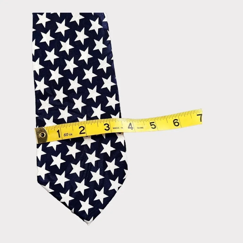 Steven Harris Handmade American Flag Tie Patriotic